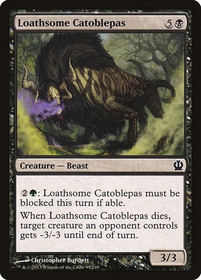 2013 Magic: The Gathering: Theros (THS) - Loathsome Catoblepas (#95, Common) (, Near Mint)