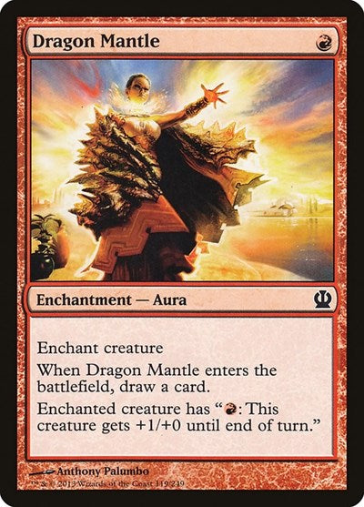 2013 Magic: The Gathering: Theros (THS) - Dragon Mantle (#119, Common) (, Near Mint)