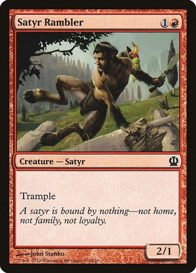 2013 Magic: The Gathering: Theros (THS) - Satyr Rambler (#139, Common) (, Near Mint)