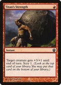 2013 Magic: The Gathering: Theros (THS) - Titans Strength (#145, Common) (, Near Mint)