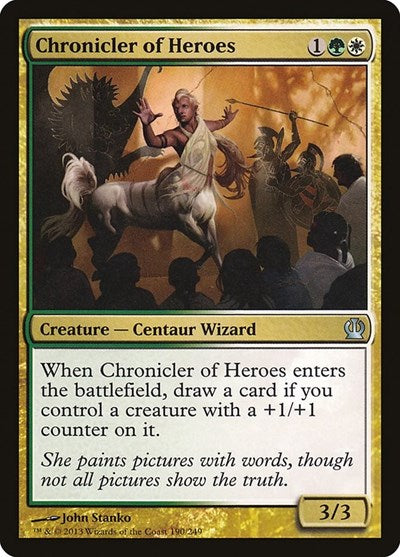 2013 Magic: The Gathering: Theros (THS) - Chronicler of Heroes (#190, Uncommon) (, Near Mint)