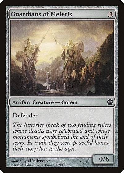 2013 Magic: The Gathering: Theros (THS) - Guardians of Meletis (#217, Common) (, Near Mint)