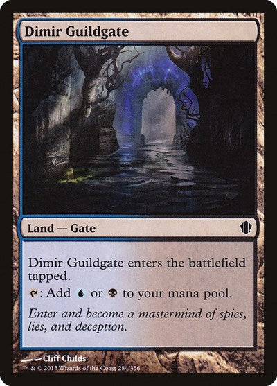 2013 Magic: The Gathering: Commander 2013 (C13) - Dimir Guildgate (#284, Common) (, Near Mint)