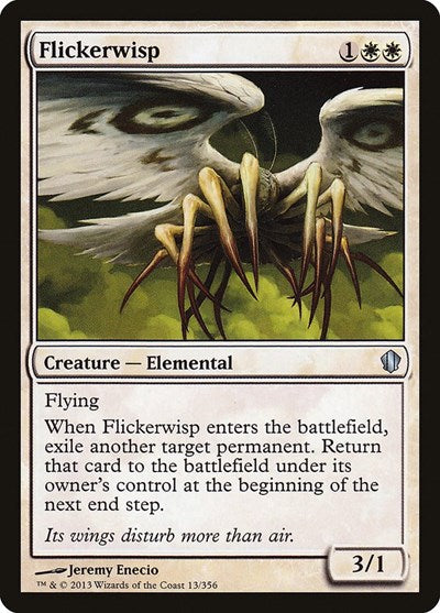 2013 Magic: The Gathering: Commander 2013 (C13) - Flickerwisp (#13, Uncommon) (, Lightly Played)