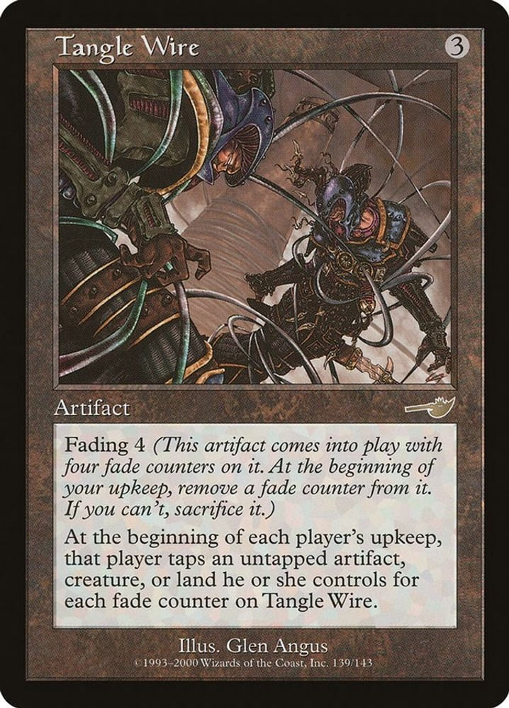 2000 Magic: The Gathering: Nemesis (NMS) - Tangle Wire (#139, Rare) (, Near Mint)