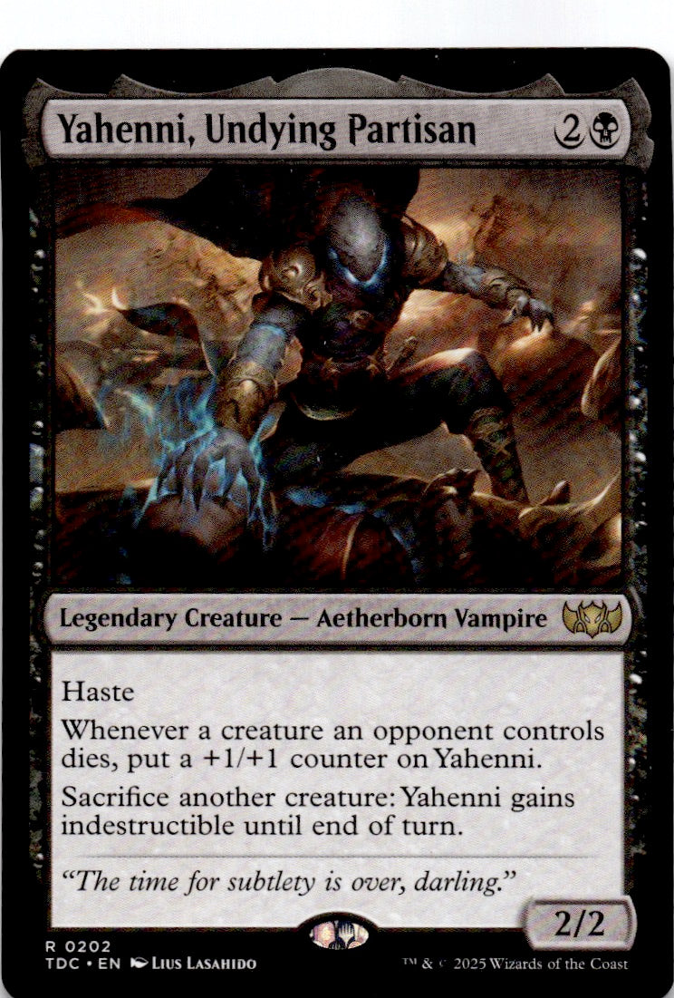 Yahenni, Undying Partisan