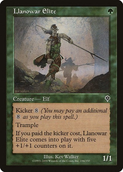2000 Magic: The Gathering: Invasion (INV) - Llanowar Elite (#196, Common) (, Near Mint)