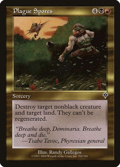 2000 Magic: The Gathering: Invasion (INV) - Plague Spores (#260, Common) (, Near Mint)