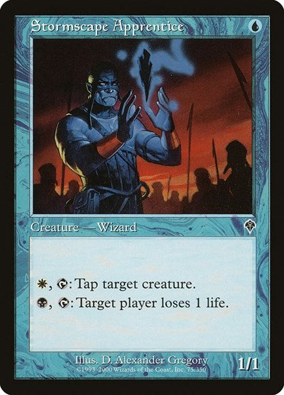 2000 Magic: The Gathering: Invasion (INV) - Stormscape Apprentice (#75, Common) (, Near Mint)