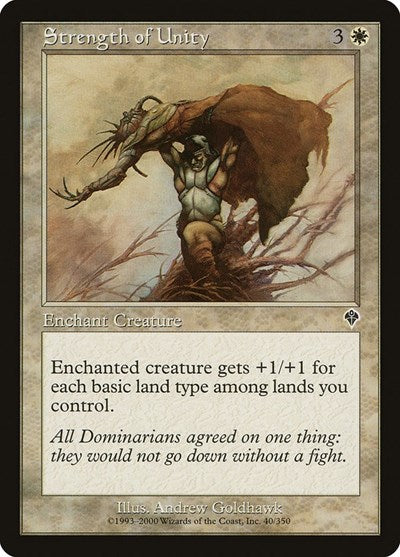 2000 Magic: The Gathering: Invasion (INV) - Strength of Unity (#40, Common) (, Near Mint)