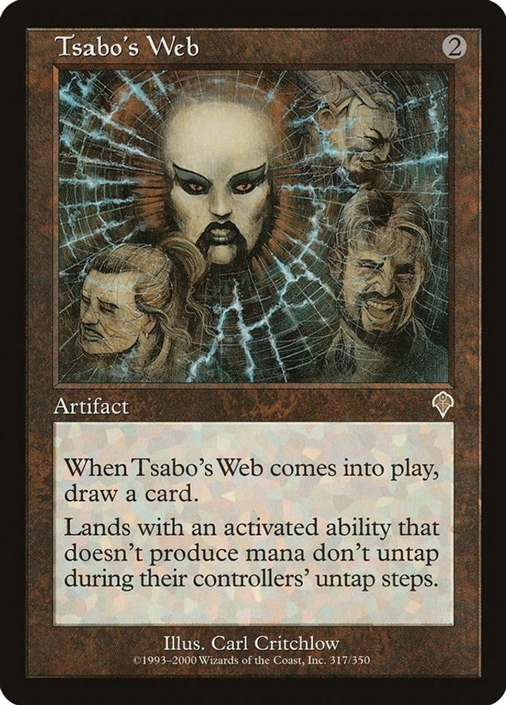 2000 Magic: The Gathering: Invasion (INV) - Tsabos Web (#317, Rare) (, Near Mint)