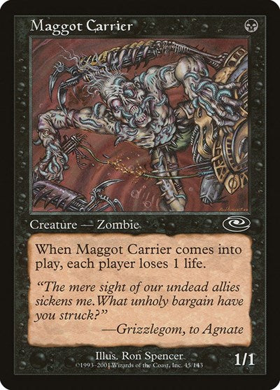 2001 Magic: The Gathering: Planeshift (PLS) - Maggot Carrier (#45, Common) (, Near Mint)