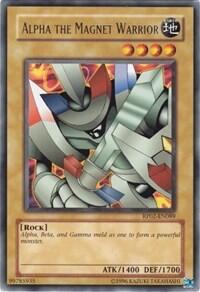 2009 YuGiOh: Retro Pack 2 (RP02) - Alpha The Magnet Warrior (#RP02-EN089, Rare) (Unlimited, Near Mint)