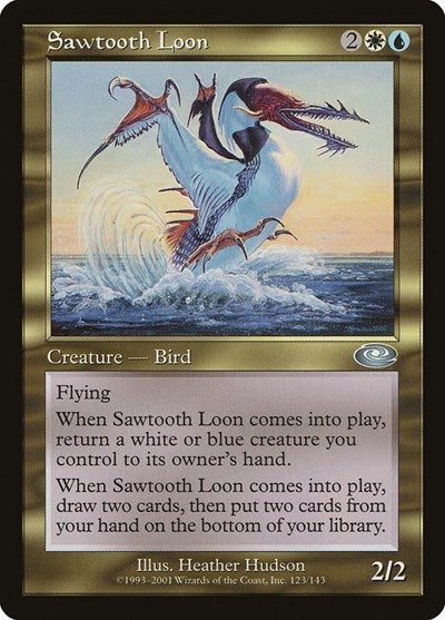 2001 Magic: The Gathering: Planeshift (PLS) - Sawtooth Loon (#123, Uncommon) (, Lightly Played)