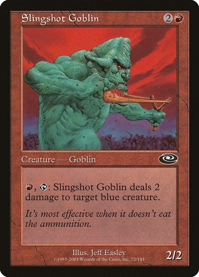 2001 Magic: The Gathering: Planeshift (PLS) - Slingshot Goblin (#72, Common) (, Lightly Played)