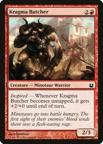2014 Magic: The Gathering: Born of the Gods (BNG) - Kragma Butcher (#100, Common)