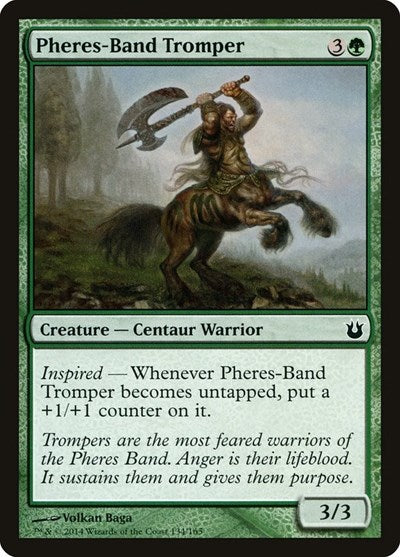 2014 Magic: The Gathering: Born of the Gods (BNG) - Pheres Band Tromper (#134, Common) (, Near Mint)