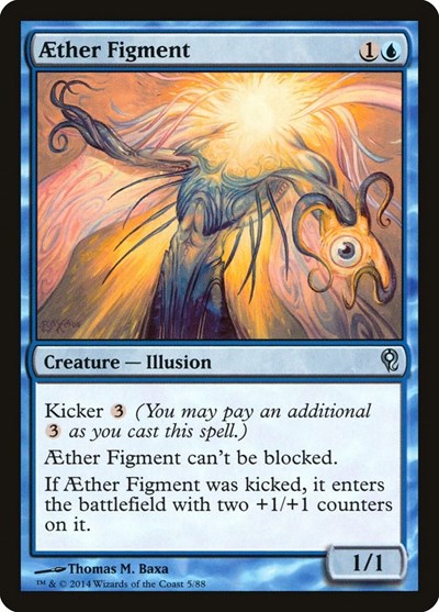 2014 Magic: The Gathering: Duel Decks: Jace vs. Vraska (DDM) - Aether Figment (#5, Uncommon) (, Near Mint)