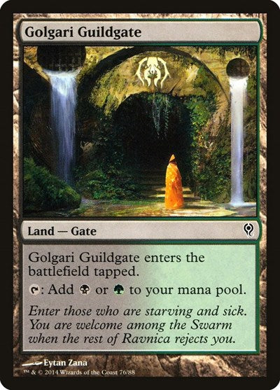 2014 Magic: The Gathering: Duel Decks: Jace vs. Vraska (DDM) - Golgari Guildgate (#76, Common) (, Near Mint)