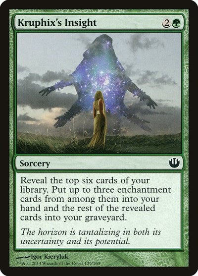 2014 Magic: The Gathering: Journey Into Nyx (JOU) - Kruphixs Insight (#129, Common) (, Lightly Played)