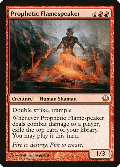 2014 Magic: The Gathering: Journey Into Nyx (JOU) - Prophetic Flamespeaker (#106, Mythic Rare) (, Near Mint)