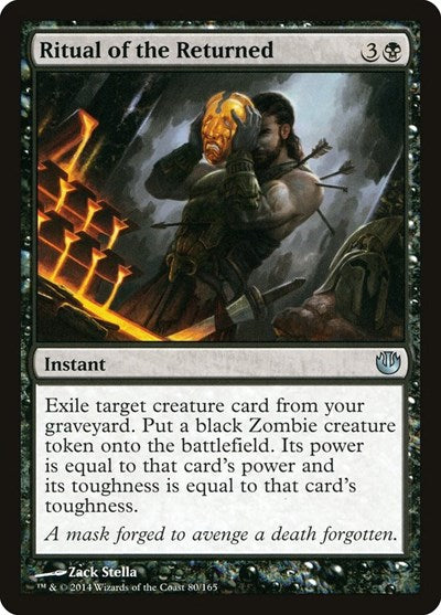 2014 Magic: The Gathering: Journey Into Nyx (JOU) - Ritual of the Returned (#80, Uncommon) (, Near Mint)