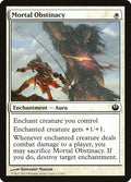 2014 Magic: The Gathering: Journey Into Nyx (JOU) - Mortal Obstinacy (#17, Common) (, Near Mint)