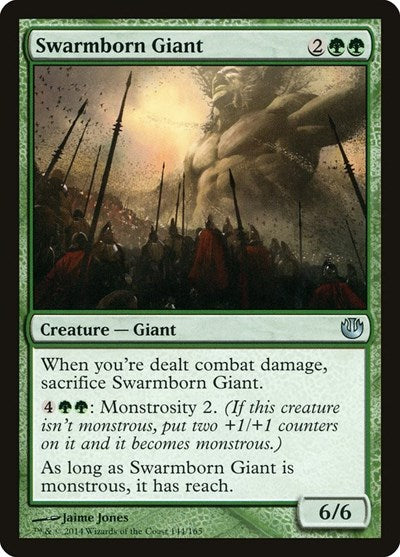 2014 Magic: The Gathering: Journey Into Nyx (JOU) - Swarmborn Giant (#144, Uncommon) (, Near Mint)