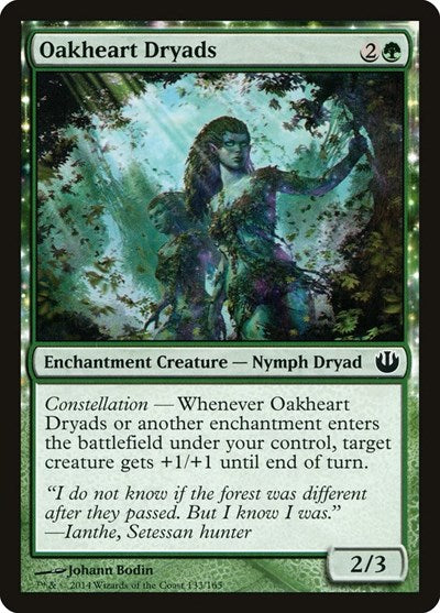 2014 Magic: The Gathering: Journey Into Nyx (JOU) - Oakheart Dryads (#133, Common) (, Near Mint)