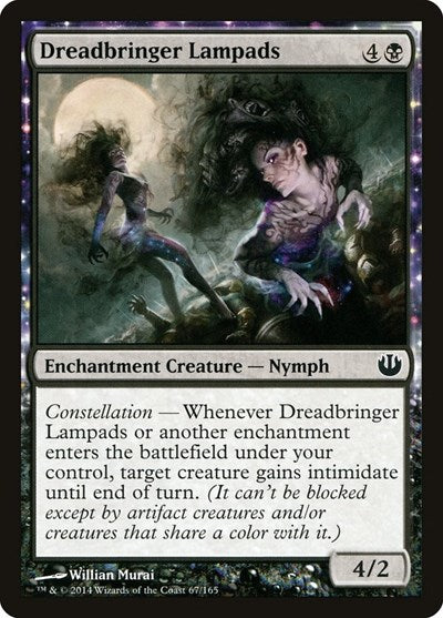 2014 Magic: The Gathering: Journey Into Nyx (JOU) - Dreadbringer Lampads (#67, Common)