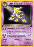 2000 Pokemon: Team Rocket (TR) - Dark Alakazam (18) (#18/82, Rare) (1st Edition, Near Mint)