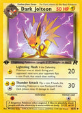 2000 Pokemon: Team Rocket (TR) - Dark Jolteon (#38/82, Uncommon) (1st Edition, Near Mint)