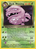 2000 Pokemon: Team Rocket (TR) - Dark Weezing (31) (#31/82, Rare) (1st Edition, Near Mint)