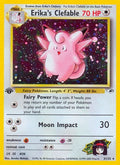 2000 Pokemon: Gym Heroes (G1) - Erikas Clefable (#003/132, Holo Rare) (1st Edition Holofoil, Near Mint)