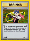 2000 Pokemon: Gym Challenge (G2) - Koga (19) (#019/132, Holo Rare) (1st Edition Holofoil, Near Mint)