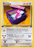 2000 Pokemon: Team Rocket (TR) - Porygon (#48/82, Uncommon) (1st Edition, Lightly Played)