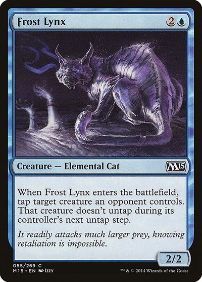 2014 Magic: The Gathering: Magic 2015 (M15) (M15) - Frost Lynx (#55, Common) (, Lightly Played)