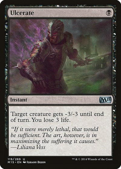 2014 Magic: The Gathering: Magic 2015 (M15) (M15) - Ulcerate (#119, Uncommon) (, Near Mint)
