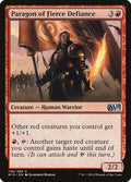 2014 Magic: The Gathering: Magic 2015 (M15) (M15) - Paragon of Fierce Defiance (#158, Uncommon) (, Near Mint)