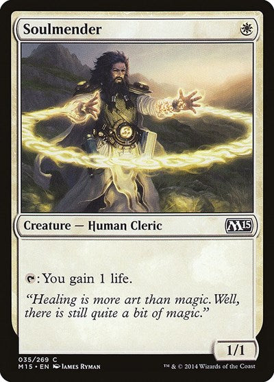 2014 Magic: The Gathering: Magic 2015 (M15) (M15) - Soulmender (#35, Common) (, Near Mint)