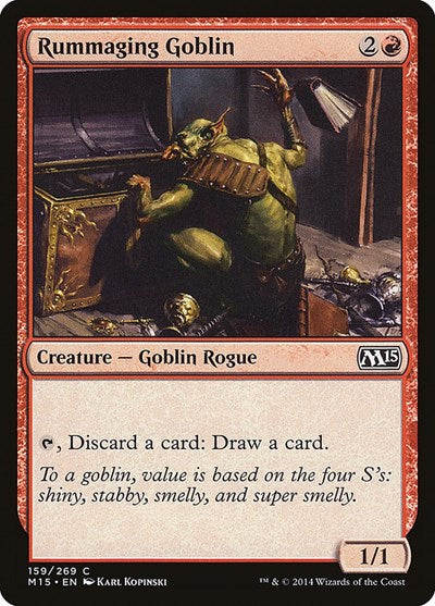 2014 Magic: The Gathering: Magic 2015 (M15) (M15) - Rummaging Goblin (#159, Common) (, Near Mint)