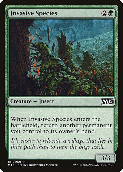 2014 Magic: The Gathering: Magic 2015 (M15) (M15) - Invasive Species (#181, Common) (, Lightly Played)