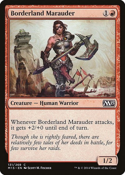 2014 Magic: The Gathering: Magic 2015 (M15) (M15) - Borderland Marauder (#131, Common) (, Lightly Played)