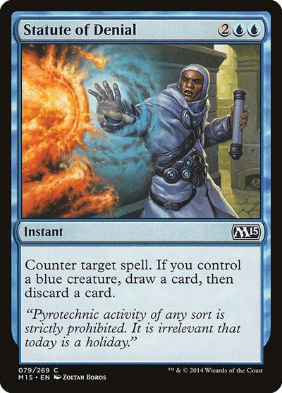 2014 Magic: The Gathering: Magic 2015 (M15) (M15) - Statute of Denial (#79, Common) (, Near Mint)