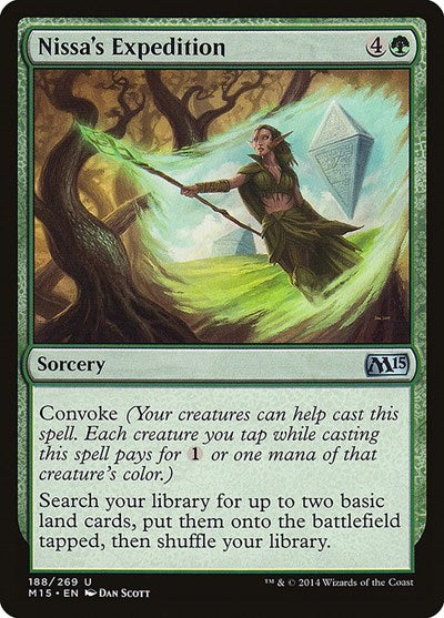 2014 Magic: The Gathering: Magic 2015 (M15) (M15) - Nissas Expedition (#188, Uncommon) (, Near Mint)
