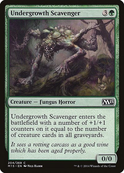 2014 Magic: The Gathering: Magic 2015 (M15) (M15) - Undergrowth Scavenger (#204, Common)