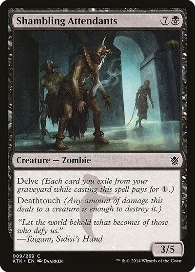 2014 Magic: The Gathering: Khans of Tarkir (KTK) - Shambling Attendants (#89, Common) (, Lightly Played)