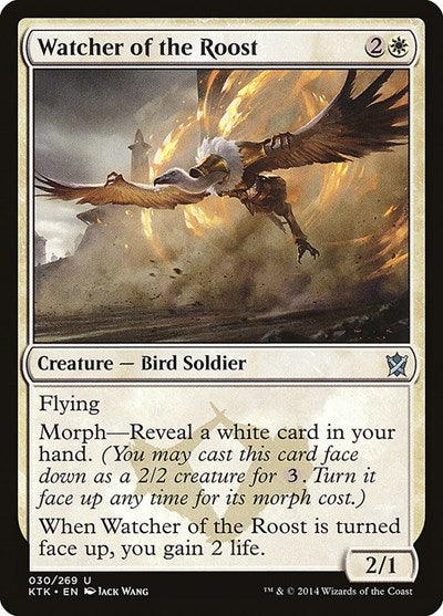2014 Magic: The Gathering: Khans of Tarkir (KTK) - Watcher of the Roost (#30, Uncommon) (, Near Mint)