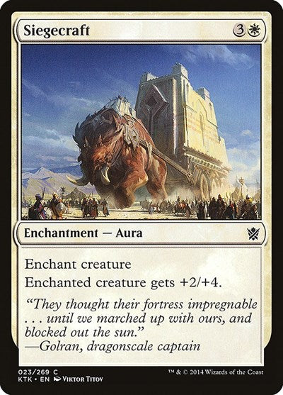 2014 Magic: The Gathering: Khans of Tarkir (KTK) - Siegecraft (#23, Common) (, Near Mint)