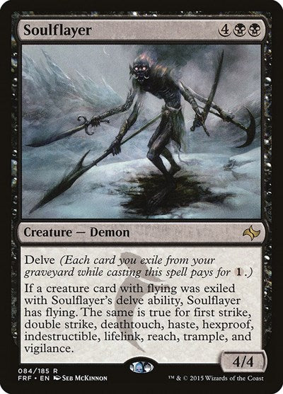 2015 Magic: The Gathering: Fate Reforged (FRF) - Soulflayer (#84, Rare) (, Near Mint)